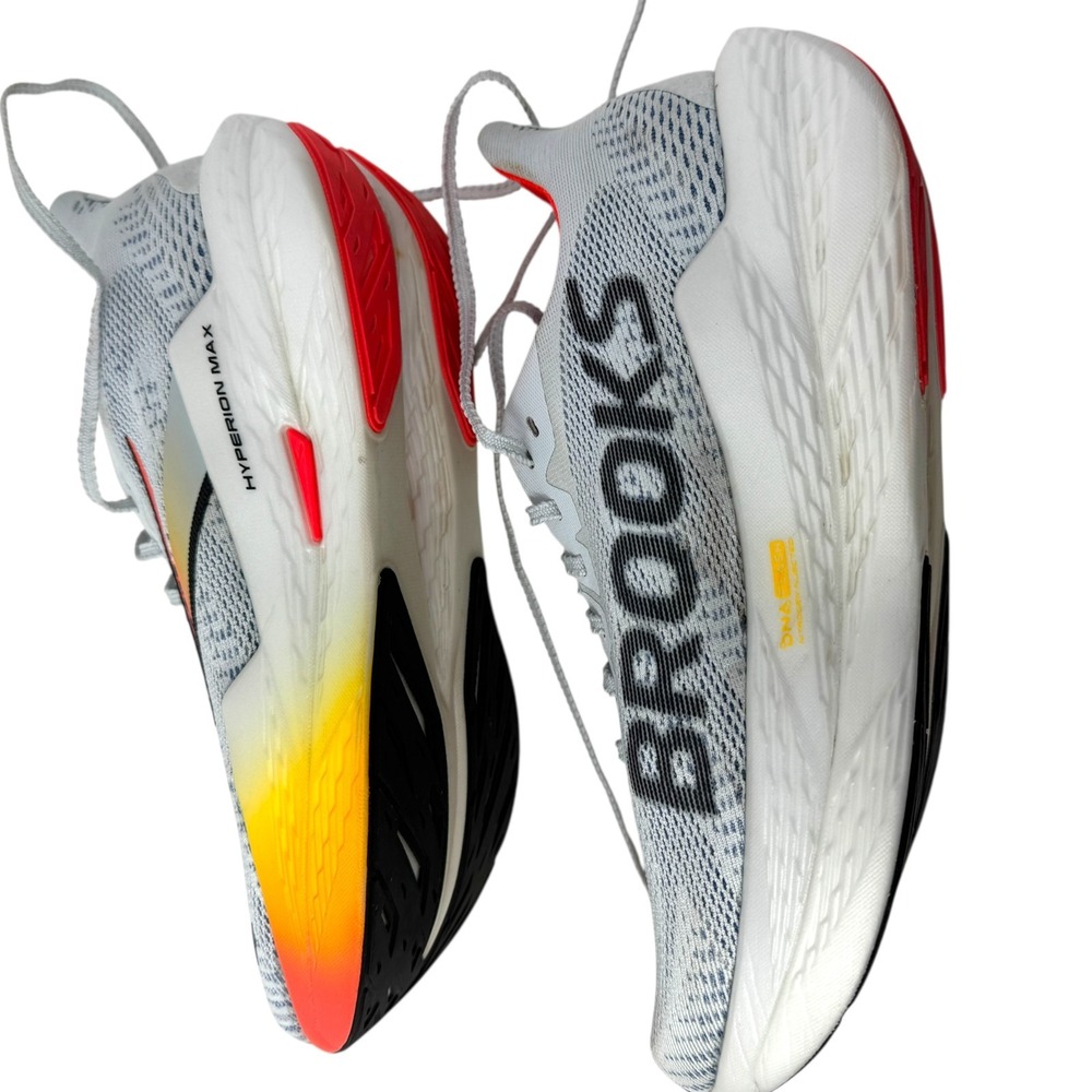 Brooks Hyperion Max 2 Men's Size 8.5 Performance Running Shoes Coral Black - Picture 4 of 10